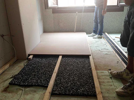 Projeye özel zemin ses yalıtımı